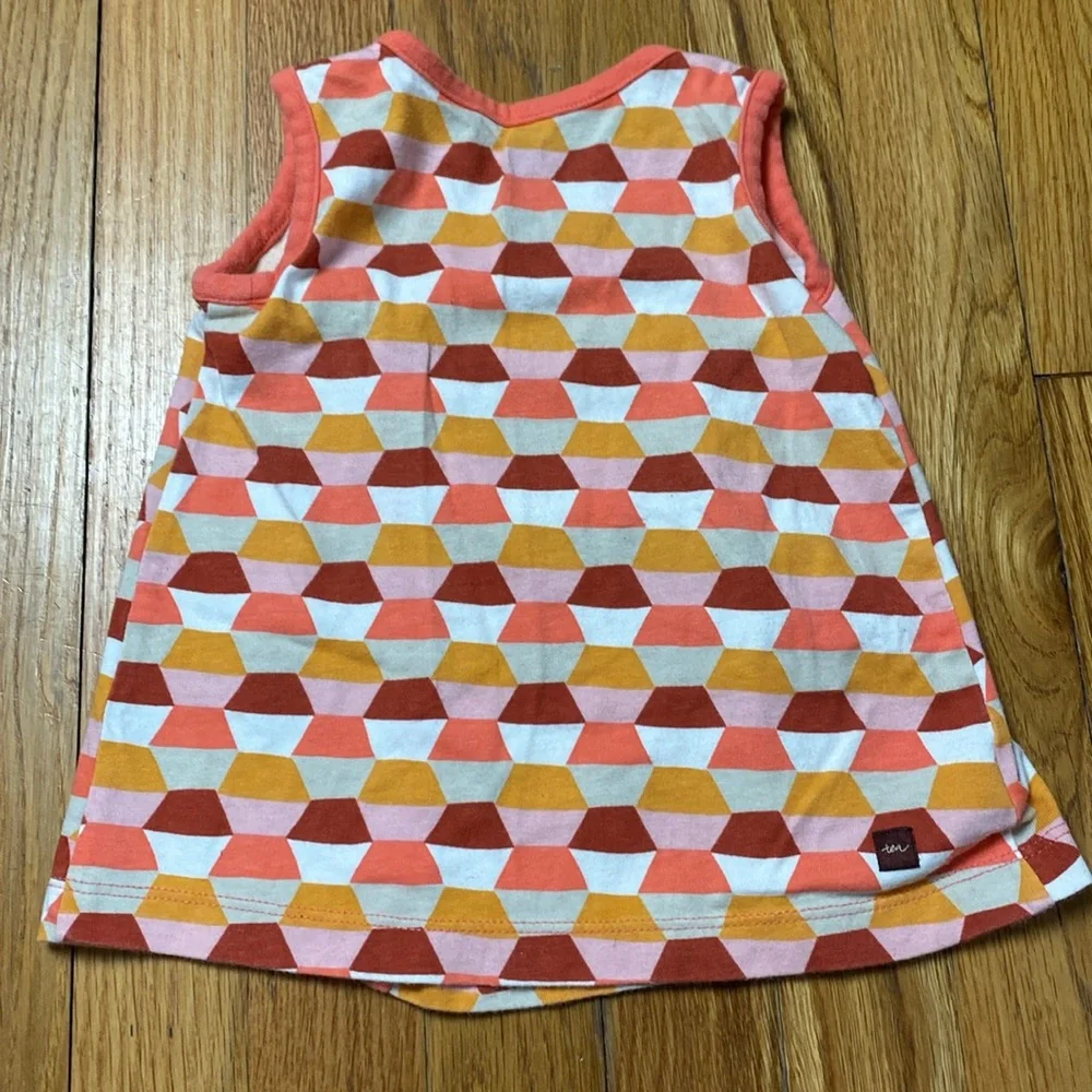 Tea Collection Girls Geometric Patterned Dress